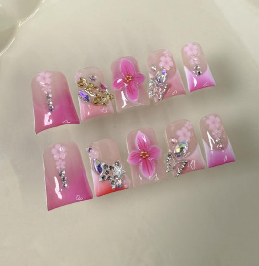 Pink Petal Sparkle Set