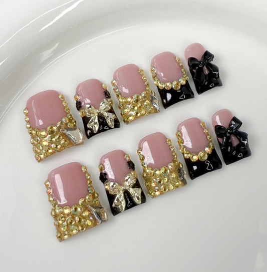 Luxe Bow & Bling Set